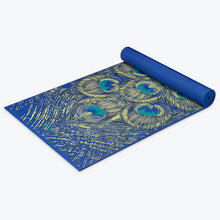Premium Sapphire Feather Yoga Mat (5mm)