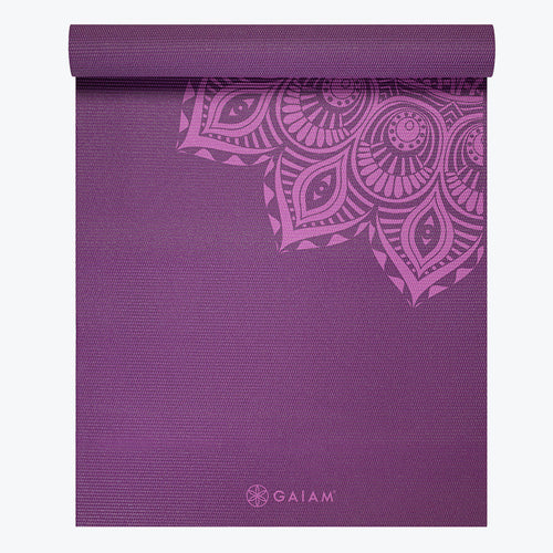 Premium Purple Mandala Yoga Mat (5mm)
