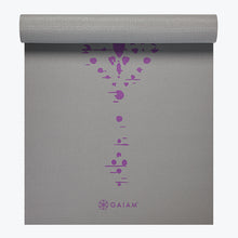 Premium Plum Impression Yoga Mat (5mm)