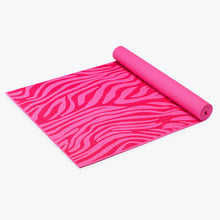 Kids Pink Zebra Yoga Mat (3mm)
