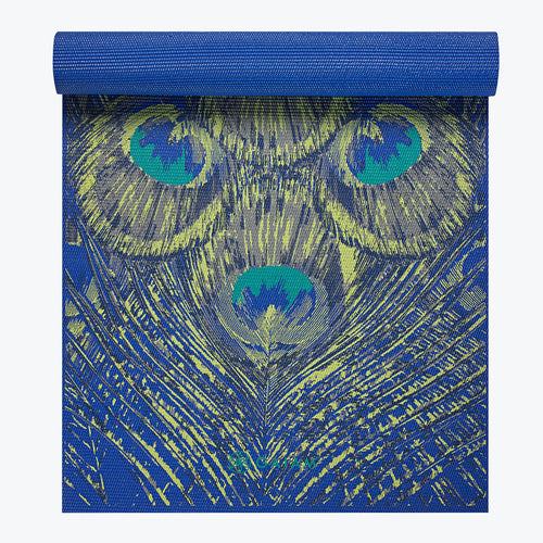 Premium Sapphire Feather Yoga Mat (5mm)