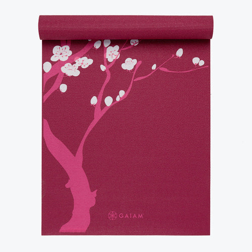Pink Cherry Blossom Yoga Mat (3mm)